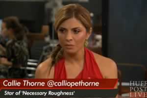 Callie Thorne Loved 'Necessary Roughness' Gay Athlete Storyline | On