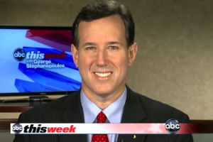 Rick Santorum Suggests Mitt Romney Isnt Anti-Gay Enough 